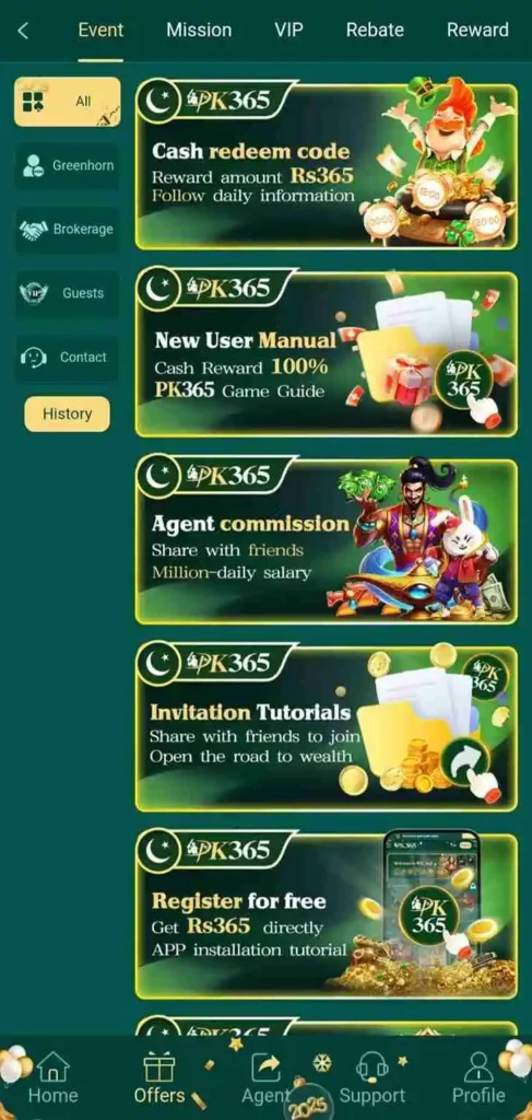 pk365 game offers